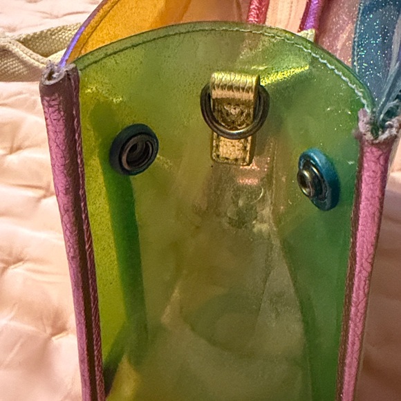 Kurt Geiger Colorful Transparent Tote Bag - Picture 8 of 11